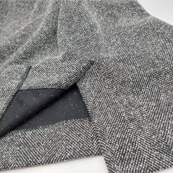 Lands End Womens Skirt Size 22W Tweed Black White Zipper Length 24" Size 22 W - Picture 8 of 9